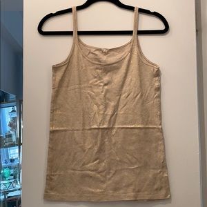 J. Crew Gold Tank Top